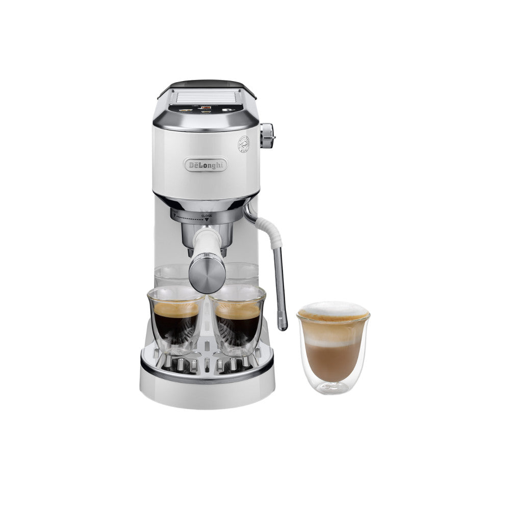 DeLonghi Dedica Duo EC890.WI Espresso Coffee Machine β White